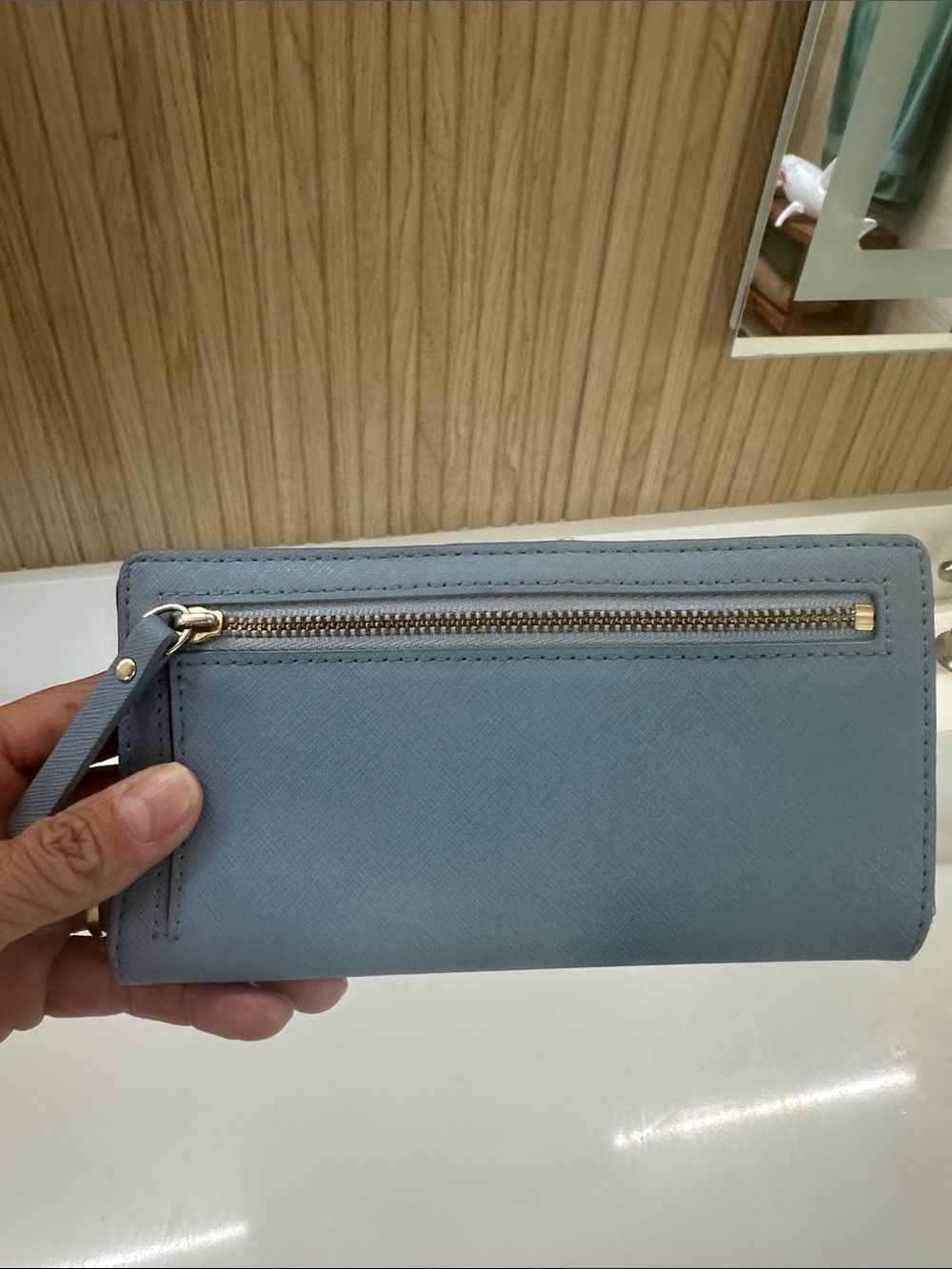 Powder blue Kate Spade wallet - Picture 3 of 3